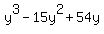 y%5E3-15y%5E2%2B54y