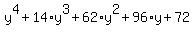 y%5E4%2B14%2Ay%5E3%2B62%2Ay%5E2%2B96%2Ay%2B72