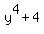 y%5E4%2B4