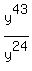 y%5E43+%2F+y%5E24