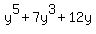 y%5E5%2B7y%5E3%2B12y