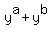 y%5Ea%2By%5Eb
