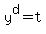 y%5Ed++=+t