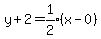 y+%2B+2+=+expr%281%2F2%29%28x-0%29