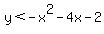 y+%3C+-x%5E2-4x-2