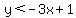 y+%3C-3x%2B+1