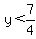 y+%3C7%2F4