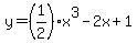 y+=%281%2F2%29x%5E3-+2x%2B1