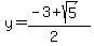 y+=+%28-3+%2B+sqrt%28+5+%29%29%2F%282%29+