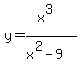 y+=+%28x%5E3%29%2F%28x%5E2+-+9%29