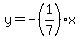 y+=+-%281%2F7%29%2Ax