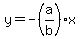 y+=+-%28a%2Fb%29x