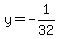 y+=+-1%2F32