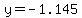 y+=+-1.145