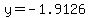y+=+-1.9126
