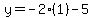 y+=+-2%281%29-5