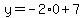 y+=+-2%2A0%2B7