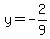 y+=+-2%2F9