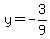 y+=+-3%2F9