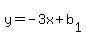 y+=+-3x+%2B+b%5B1%5D