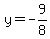 y+=+-9%2F8