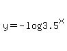 y+=+-log%283.5%5Ex%29