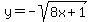 y+=+-sqrt%288x%2B1%29