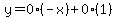 y+=+0%28-x%29+%2B+0%281%29