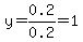 y+=+0.2%2F0.2+=+1
