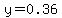 y+=+0.36