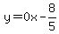 y+=+0x+-+8%2F5