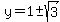 y+=+1%2B-sqrt%283%29
