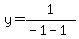 y+=+1%2F%28-1-1%29