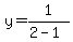 y+=+1%2F%282-1%29