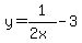 y+=+1%2F%282x%29+-+3