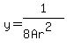 y+=+1%2F%288Ar%5E2%29