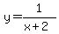 y+=+1%2F%28x%2B2%29