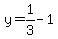 y+=+1%2F3-1