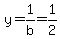 y+=+1%2Fb+=+1%2F2