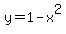 y+=+1-x%5E2