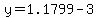 y+=+1.1799+-+3