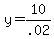 y+=+10%2F.02