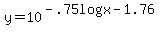 y+=+10%5E%28-.75logx+-+1.76%29