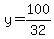 y+=+100%2F32