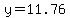 y+=+11.76
