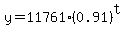 y+=+11761%280.91%29%5Et