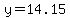 y+=+14.15
