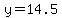 y+=+14.5