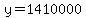 y+=+1410000