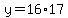 y+=+16%2A17